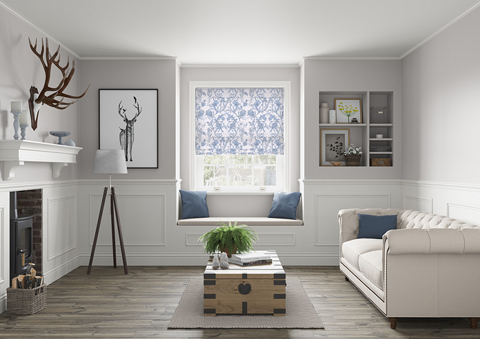 Linley, Larkspur - Twist&Fit Roman Blind - Image 5